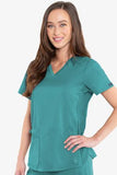 7459 V-NECK SHIRTTAIL TOP